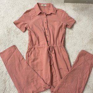 Polagram Pink Utility Jumpsuit